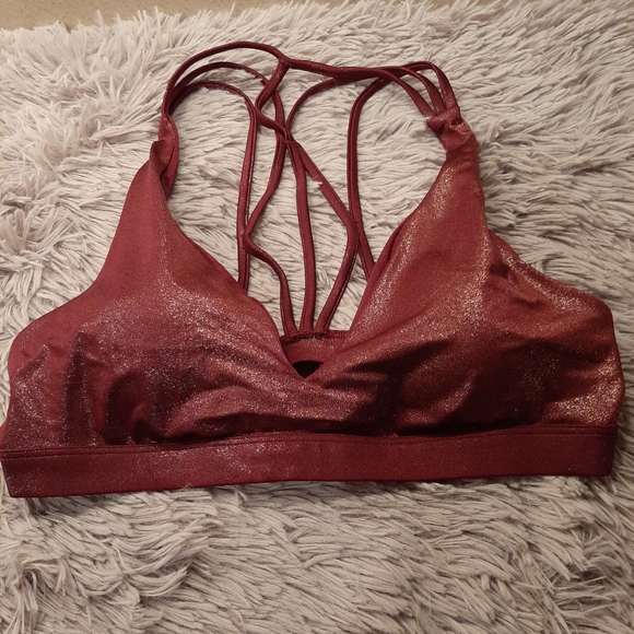 Victoria Secret PINK Shimmer Bra Size Med - Picture 1 of 8